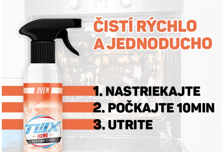 TWX® Home Oven – Čistič Na Rúry A Varné Dosky Bez Výparov 300 ml